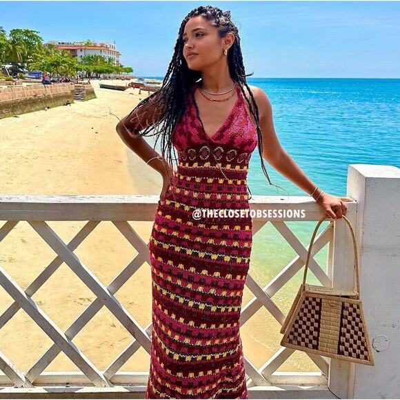 ZARA BLOGGER FAVE!!! V-Neck Knit Dress NWT - Picture 5 of 16